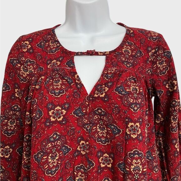 American Eagle Floral Babydoll Mini Dress Women's Sz XXS Boho Festival Coachella - Picture 3 of 16